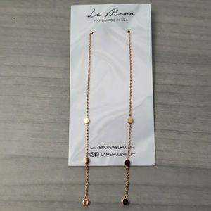 LA Meno Linear Earrings